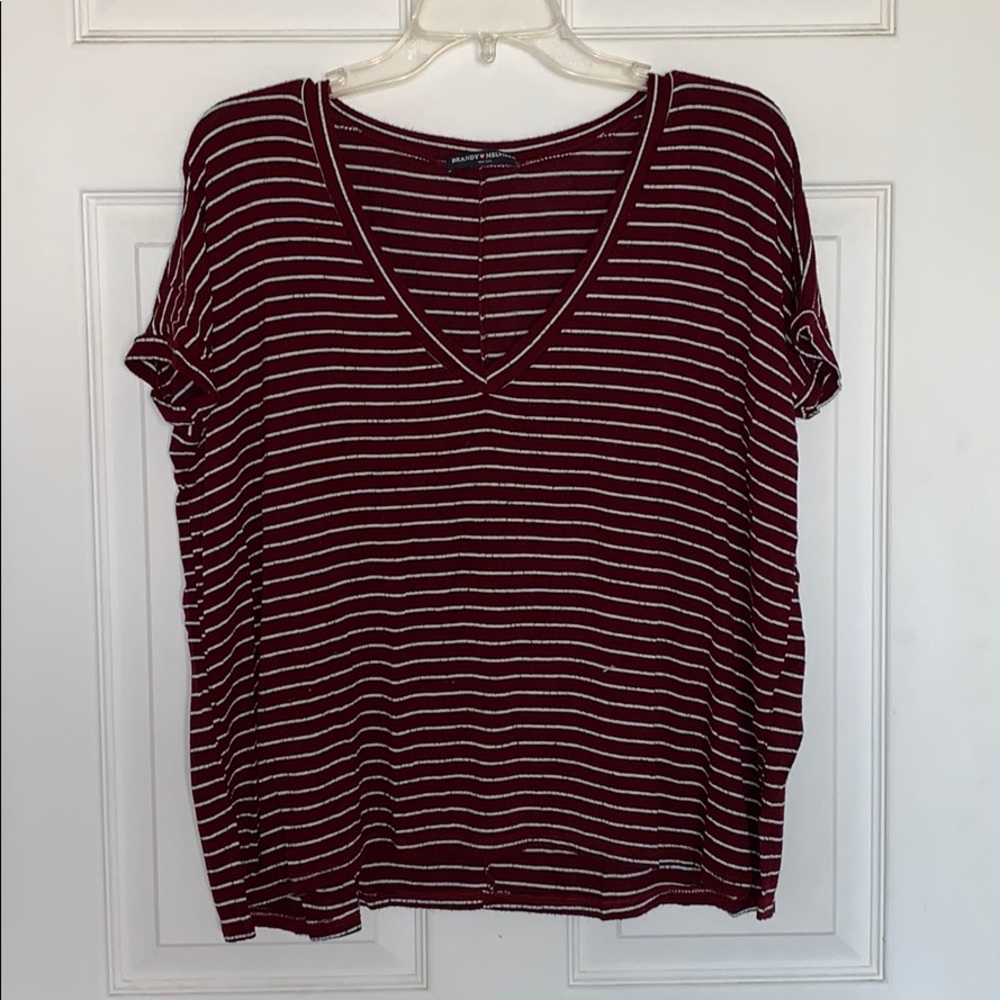 DONATED Brandy Melville V-Neck Tee